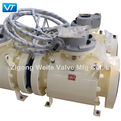 6 ''300LB Gear Operated Ball Valve A105 ENP Blowout Proof A105 ENP Ball Valve