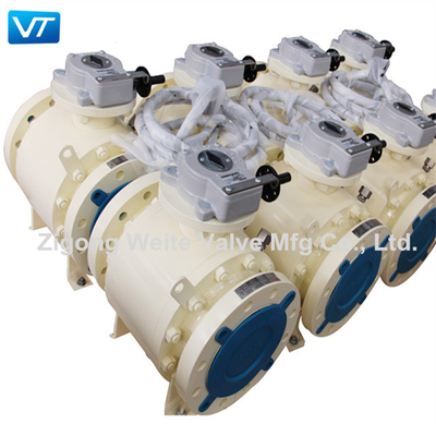 6 ''300LB Gear Operated Ball Valve A105 ENP Blowout Proof A105 ENP Ball Valve