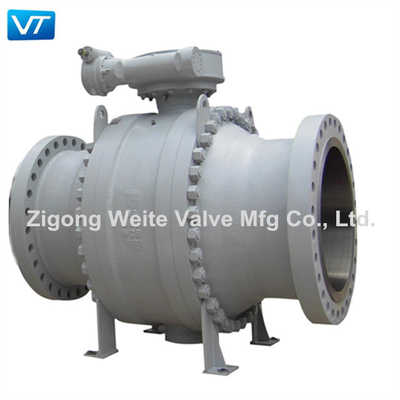 36 ''WCB Gear Operated Ball Valve Kelas Instalasi Horisontal 600 Diameter Besar