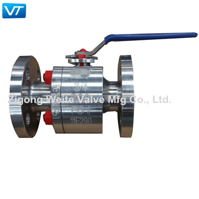 API6D Stainless Steel Flanged Ball Valve Tekanan Rendah CF3M Fire Safe Design Ball Valve