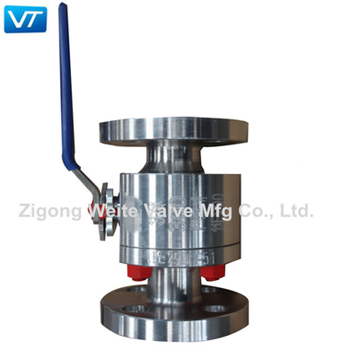API6D Stainless Steel Flanged Ball Valve Tekanan Rendah CF3M Fire Safe Design Ball Valve