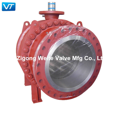 ASME B16.10 Carbon Steel Flanged Ball Valve WCB Ukuran Besar 30 Inch