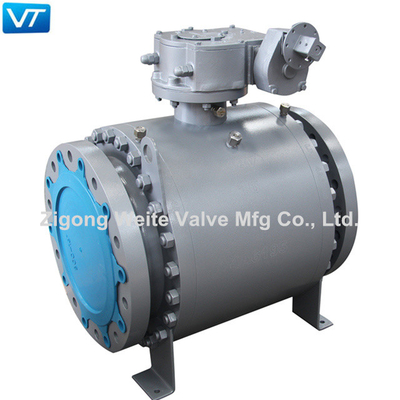 Trunnion Mounted Electric Ball Valve Body LF2 Katup Bola Ukuran Besar 16 &quot;300LB