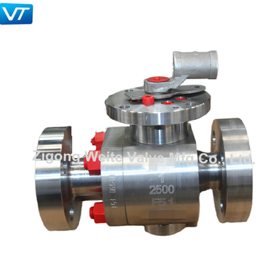 Stainless Steel F51 Ball Valve 2500LB Anti Static API 6FA API 607 ​​Fire Safe