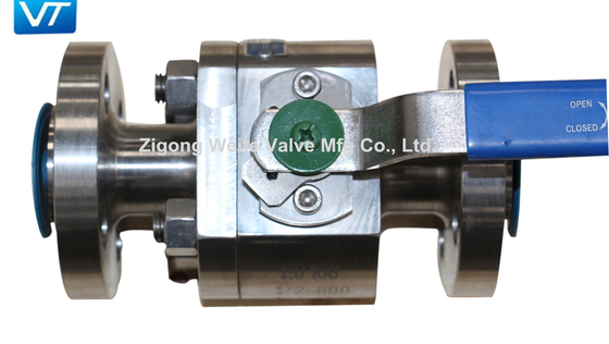 Floating 600lb 6FA API Fire Safe Valve 0.5 &quot;Lever Dioperasikan Dengan Perangkat Pengunci