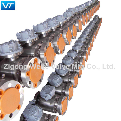 Stainless Steel Batch F316 Ball Valve API 607 ​​Untuk Pembangkit Listrik Kimia Minyak Bumi