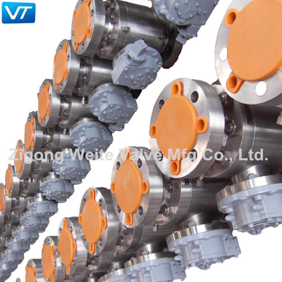 Stainless Steel Batch F316 Ball Valve API 607 ​​Untuk Pembangkit Listrik Kimia Minyak Bumi