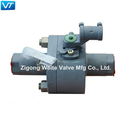 300lb Full Bore Dan Reduced Bore Ball Valve 1x3/4 Inch ASTM A105N