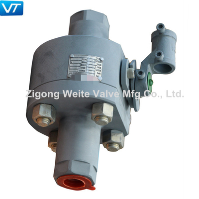 1 × 0,75 '' Pipeline Ball Valve Mengurangi Bore Floating Ball Valve Untuk Industri