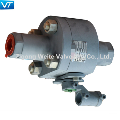 1 × 0,75 '' Pipeline Ball Valve Mengurangi Bore Floating Ball Valve Untuk Industri