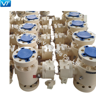 Forging Steel Class 2500 Ball Valve 2 &quot;LF2 Ball Valve Pneumatic Electric Actuator