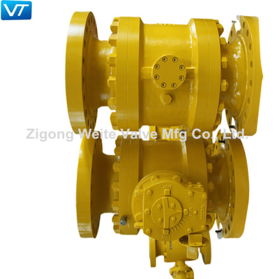 RPTFE Forged Steel Floating Ball Valve API 6D Soft Sealing Valve WCC Body