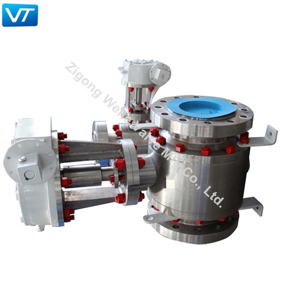 6&quot; Metal To Metal Seal Ball Valve F316 Class 300 Ball Valve Dengan Bola Presisi Tinggi