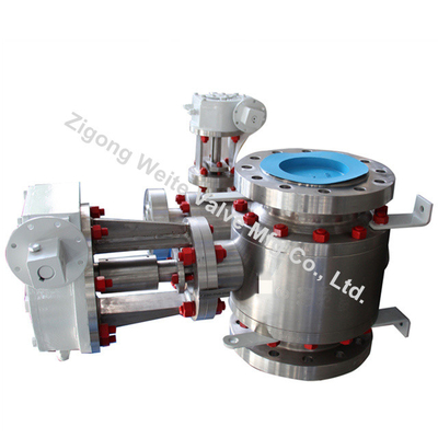 6&quot; Metal To Metal Seal Ball Valve F316 Class 300 Ball Valve Dengan Bola Presisi Tinggi