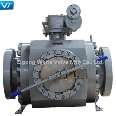 10 ''600LB Pigging Ball Valve Bahan Tubuh Baja Tempa A105 ENP