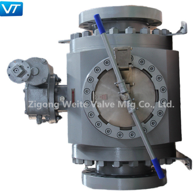 10 ''600LB Pigging Ball Valve Bahan Tubuh Baja Tempa A105 ENP