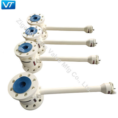 2 × 1,5 &quot;Cryogenic Flanged Floating Ball Valve 300LB LF2 Stainless Steel