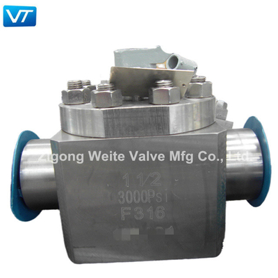 1-1/2 '' 3000 Psi Top Entry Fire Safe Ball Valve Body Forged Steel