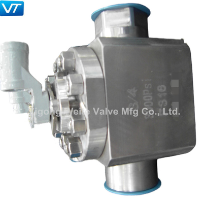 Katup Bola Masuk Atas 3/4 Inch F316 Stainless Steel 3000 Psi Ball Valve