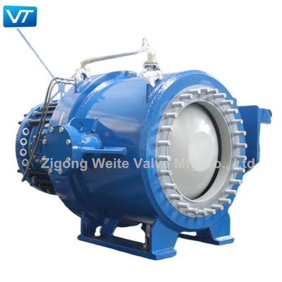 OEM Hydro Power Valves Soft Sealed Untuk Pasir Kuarsa Silt Dengan Sistem Pipa Bypass