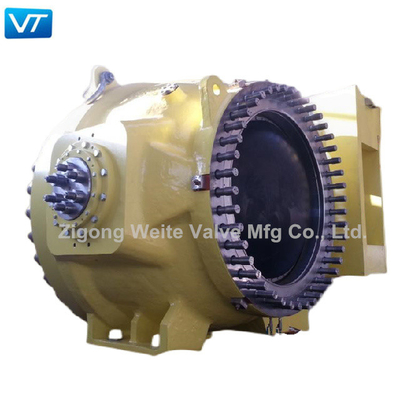 API 607 ​​Ukuran Besar Ball Valve Flange End Untuk Pembangkit Listrik Hidrolik