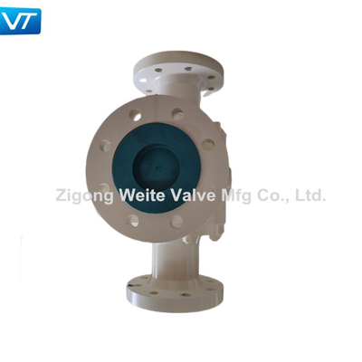 API 608 Standar 3 Way Ball Valve 4 Inch API 598 ASME B16.10 Flange
