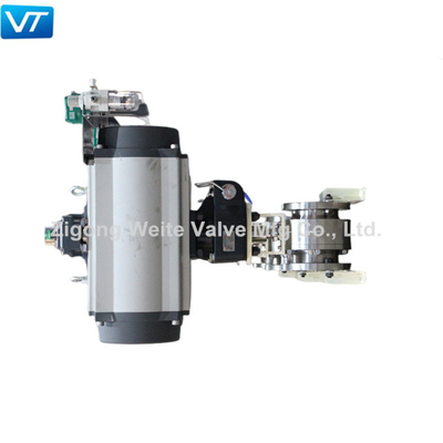 SS Pneumatic Actuator Ball Valve Fireproof API 6FA Tahan Korosi