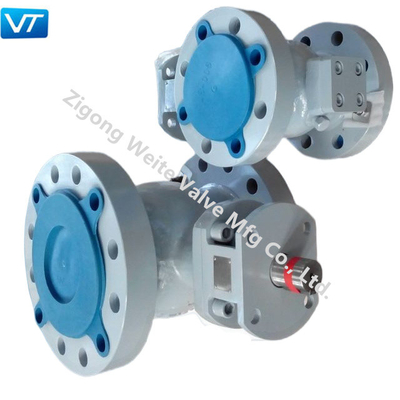 OEM API 6D V Notch Type Ball Valve DN 300 Single Seat Sealed