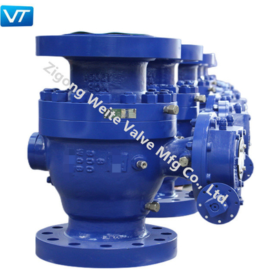 Baja Karbon Kelas 900 Trunnion Mounted Ball Valve 8 &quot;WCB Kelas 900 Ball Valve