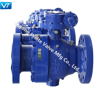 Baja Karbon Kelas 900 Trunnion Mounted Ball Valve 8 &quot;WCB Kelas 900 Ball Valve