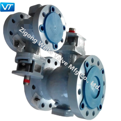 OEM API 6D V Notch Type Ball Valve DN 300 Single Seat Sealed