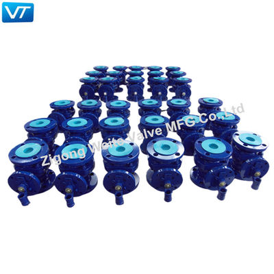 OEM Batch Of Floating Ball Valve Bola F316 Kelas 150 Warna biru